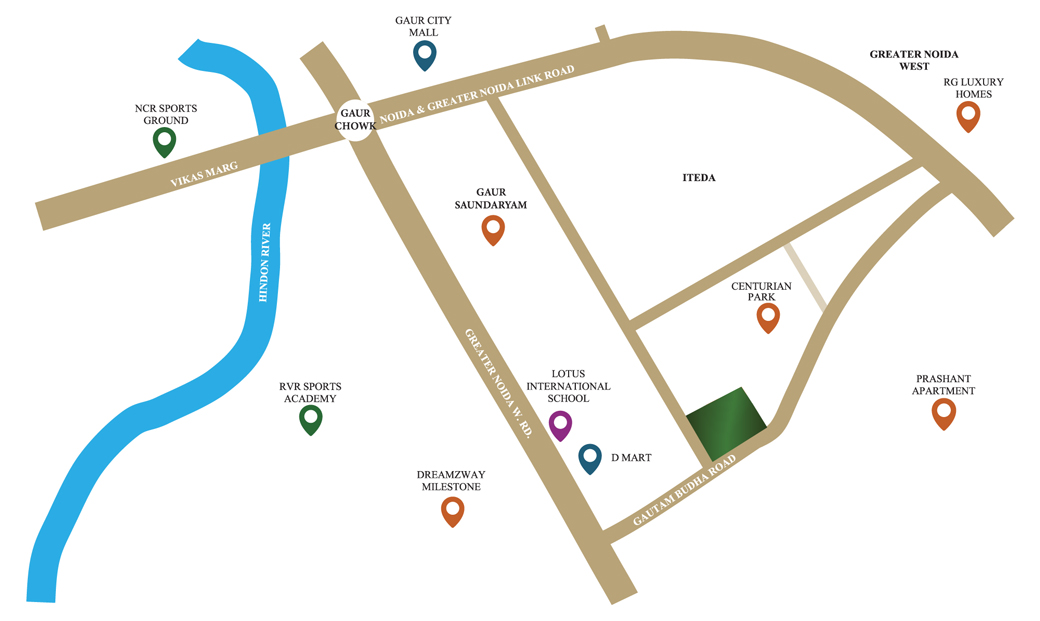 Dalcore The Falcon Location Map