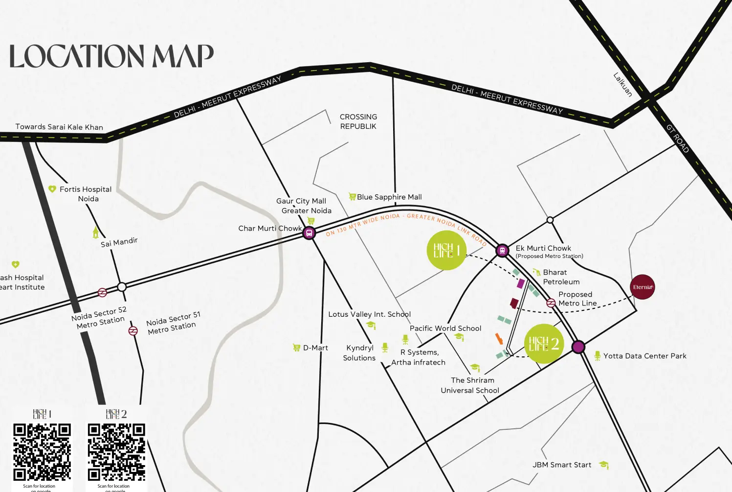 Dalcore The Falcon Location Map